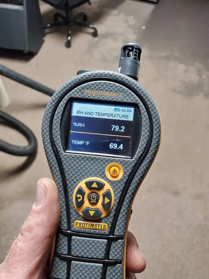 Moisture meter humidity assessment for Fire & Smoke Damage Restoration in Woodway