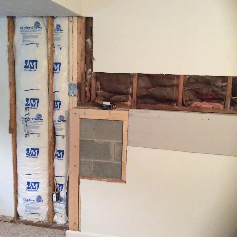 Wall insulation replacement during Odor Removal & Deodorization in Woodway